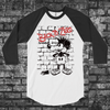Back to Zero Graffiti Rat Baseball Tee-T Shirt-Last Earth Clothing