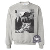 Cat and UFO Sweater-Sweatshirt-Last Earth Clothing