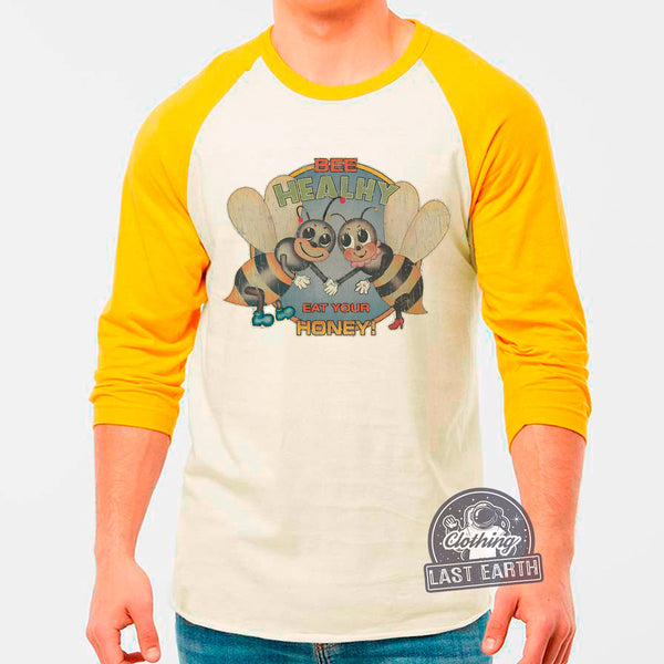 Fight Club Bee Shirt Baseball Raglan