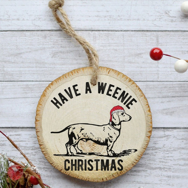 Wiener Dog Ornament-Ornaments-Last Earth Clothing