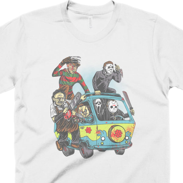 Horror Characters Van-T Shirt-Last Earth Clothing