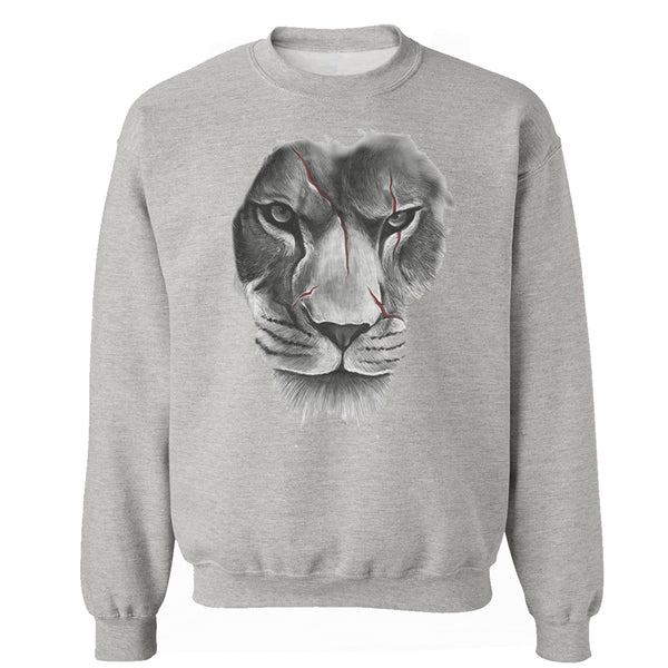 Scarface Lion-Sweatshirt-Last Earth Clothing