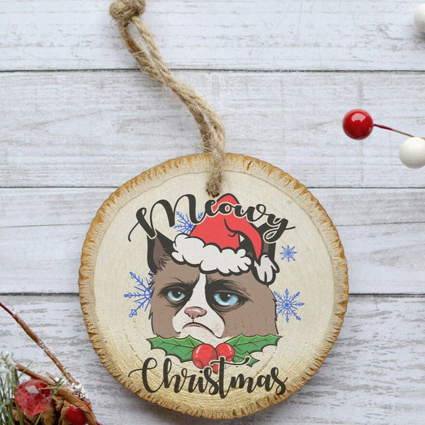 Meowy Christmas Ornament-Ornaments-Last Earth Clothing