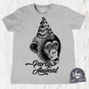 Party Animal Monkey-T Shirt-Last Earth Clothing