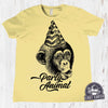 Party Animal Monkey-T Shirt-Last Earth Clothing