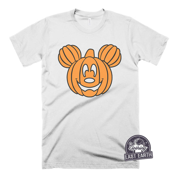 Mickey Mouse Pumpkin Head-T Shirt-Last Earth Clothing