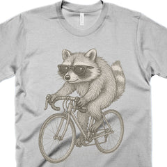 Raccoon on a Bike