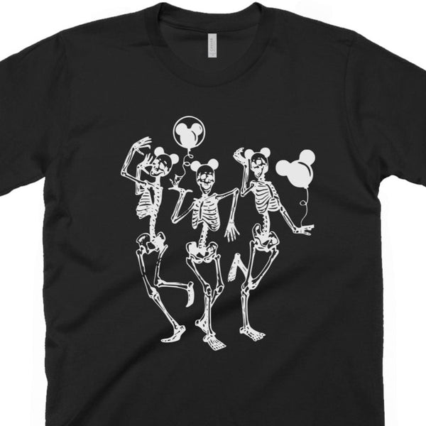 Skeleton Disney Crew-T Shirt-Last Earth Clothing