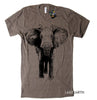 Elephant TShirt Gifts, Clothing Graphic Tee Mens Womens Kids Animal Shirts, Elephant Print