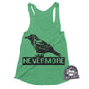 Nevermore Racerback Tank | Raven Tank Top | Womens Graphic Tees | Womens Tank Tops | Halloween Shirt | Edgar Allan Poe Shirt