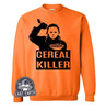 Cereal Killer | Funny Pun | Halloween Sweater | Halloween Costume | Horror Movie Shirt | Men | Women | Sweatshirt | Foodie | Vintage