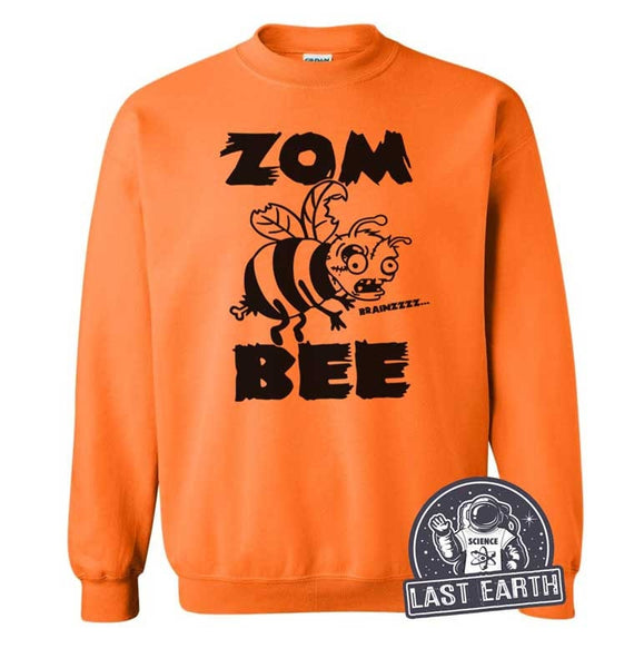 Zombee | Horror Movie Sweater | Funny Pun Shirts | Sweatshirts | Halloween Sweaters | Halloween Costume | Zombie | Men | Women | Unisex