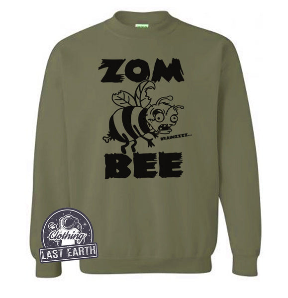 Zombee | Horror Movie Sweater | Funny Pun Shirts | Sweatshirts | Halloween Sweaters | Halloween Costume | Zombie | Men | Women | Unisex