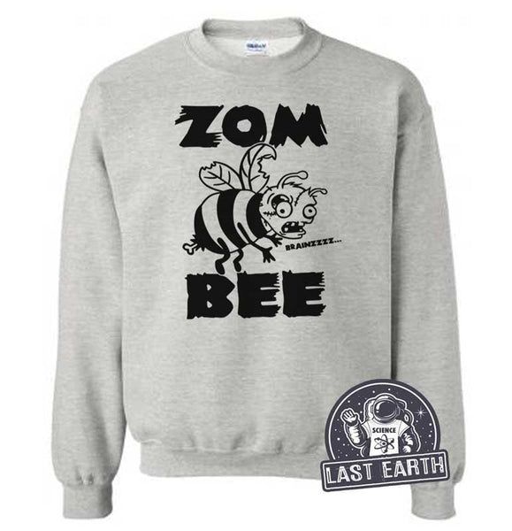 Zombee | Horror Movie Sweater | Funny Pun Shirts | Sweatshirts | Halloween Sweaters | Halloween Costume | Zombie | Men | Women | Unisex