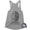 Engineer Tank Top | Tech Gift | Brain Engineer Gift | Womens Racerback Tank | Mens Tank Tops