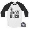 What The Duck Tank Top | Funny Duck Graphic Tee | Womens Racerback Tanktop | Mens Tanks | Workout Tank Tops