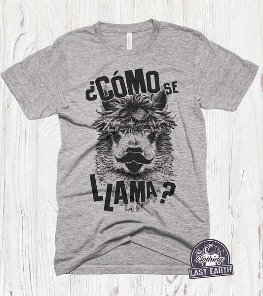 Como Se Llama Shirt, Funny Llama Shirt, Spanish Shirt, Animal Shirts, Gifts, Alpaca Shirt, No Pro Llama Shirt, Mens, Womens, Kids Tshirts