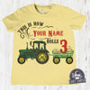 Tractor Birthday Farm Personalized T Shirt | Toddler Tees | 1st, 2nd,  3rd,  4th, 5th Birthday