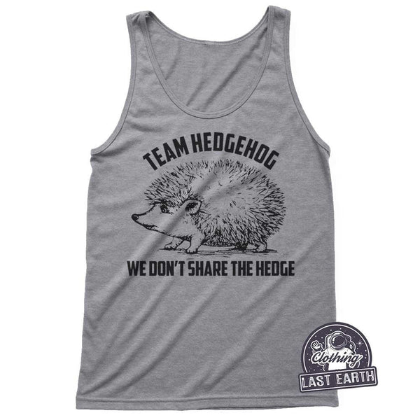 Matching Team Tank Top | Team Hedgehog Tanks | Marathon Racing Athletic Workout Shirts | Funny Tees