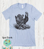 Chicken Shirt, Vintage Soft Shirt, Farm Gift, Unisex T-Shirt, Chickens Shirt, Mens Shirts Womens Peach Shirt, Kids Shirts