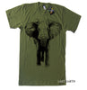 Elephant TShirt Gifts, Clothing Graphic Tee Mens Womens Kids Animal Shirts, Elephant Print