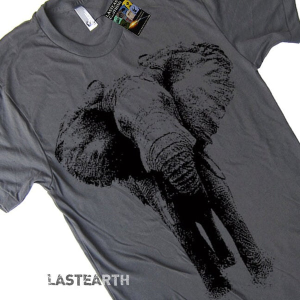 Elephant TShirt Gifts, Clothing Graphic Tee Mens Womens Kids Animal Shirts, Elephant Print