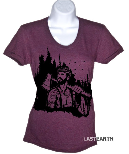Lumberjack T-Shirt, Camping Shirt For Women, Gifts