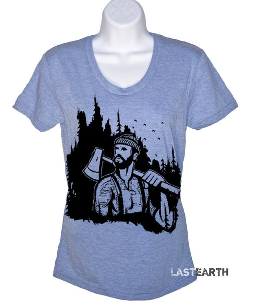 Lumberjack T-Shirt, Camping Shirt For Women, Gifts
