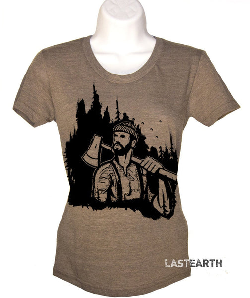 Lumberjack T-Shirt, Camping Shirt For Women, Gifts