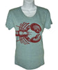 Women's Lobster Nautical T Shirt - Lobster festival - Foodie - Food shirt - Womens Graphic Tees - Womens Tshirts