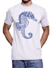 Seahorse T Shirt - Nautical Tshirt - Gifts for Him Birthday Gift Novelty Gift Mens Tshirt